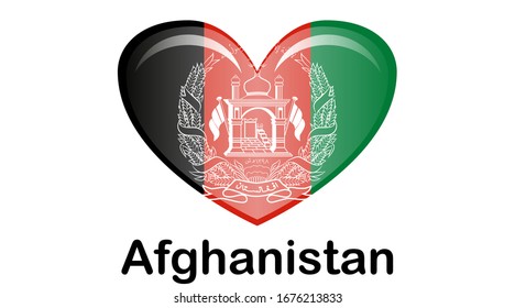 Flag of Afghanistan. Accurate dimensions, elements proportions and colors.