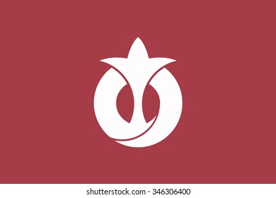 Flag of Aichi prefecture of Japan. Vector illustration.