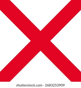 Flag of Alabama - square variant
