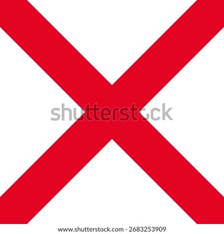 Flag of Alabama - square variant