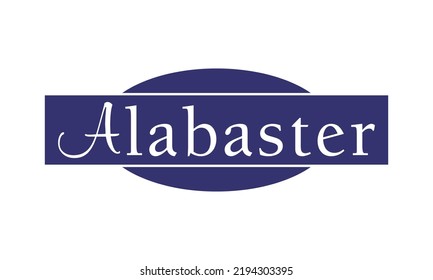 Flag Of Alabaster, Alabama, USA. 