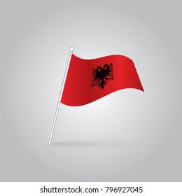 flag of Albania