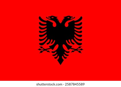 Flag of Albania, 3:2 Format, Albania Flag