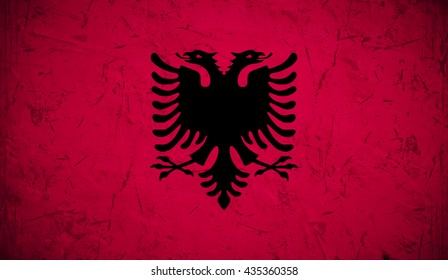 Flag of Albania or Albanian.