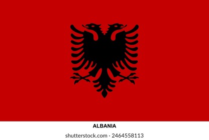 Flag of ALBANIA, ALBANIA national flag