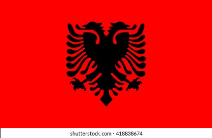 Flag of Albania vector image