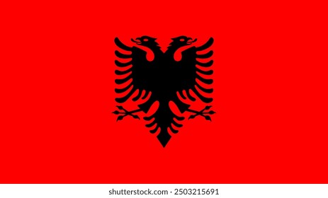 Flag of Albania, Albania Flag vector images