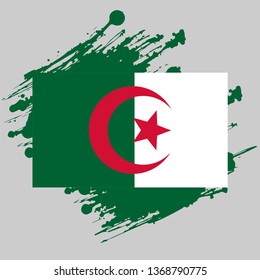 Flag Aljazair Vector Illustration Stock Vector (Royalty Free ...