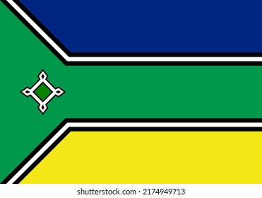 Bandera del estado de Amapa (República Federativa del Brasil, Amapá) 