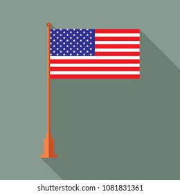 flag of america vector