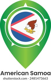 The flag of American Samoa