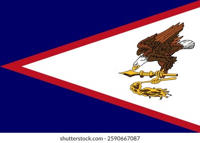 Flag of American Samoa, 3:2 Format, American Samoa Flag
