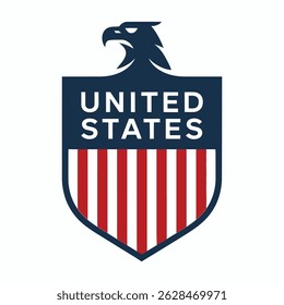 Flag American vector icon illustration design template