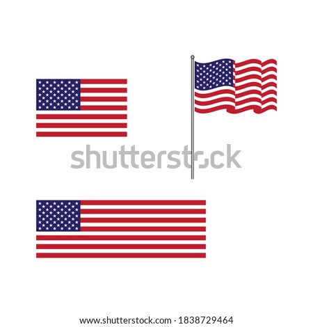 Similar – Foto Bild Amerikanische Flagge und Unabhängigkeitstag der Vereinigten Staaten