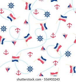 flag and anchor pattern