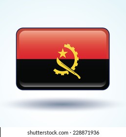 Flag of Angola, vector illustration