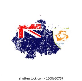 Flag Anguilla of the old state
