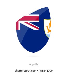 Flag of Anguilla. Vector Illustration.