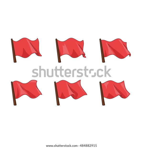 Download Flag Animation Stock Vector (Royalty Free) 484882915