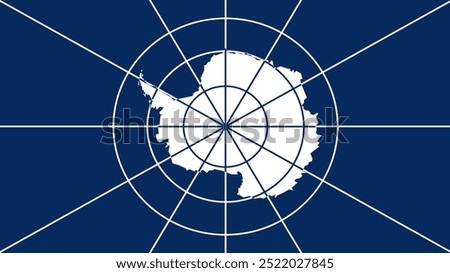 Flag of Antarctic Treaty, Vector Images