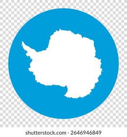 Bandeira da Antártida. Círculo da Antártica ícone de logotipo ícone de computador vetor ilustração design. Fundo do tabuleiro de xadrez.