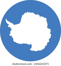 Flag of Antarctica Logo vector