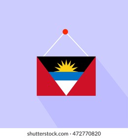 A flag of Antigua and Barbuda