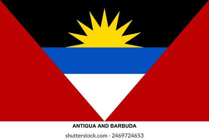 Flag of ANTIGUA AND BARBUDA, ANTIGUA AND BARBUDA national flag