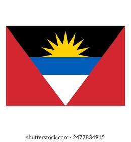 flag of Antigua and Barbuda, official state symbol