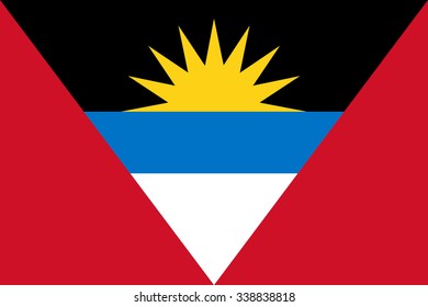 Flag of Antigua and Barbuda - Proper Dimensions