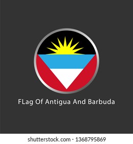 flag of Antigua and Barbuda vector illustration