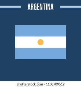Flag of argentina