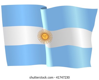 Flag Argentina Stock Vector (Royalty Free) 41747230 | Shutterstock