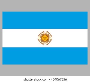 The flag of Argentina