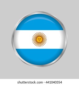 The flag of Argentina