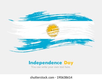 Flag of Argentina. Independence Day