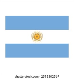 Flag of Argentina. National flag of Argentina. 