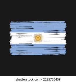 Flag of Argentina vector illustration