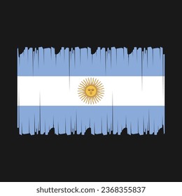 Flag of Argentina Vector Illustration