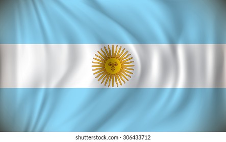 Flag of Argentina - vector illustration