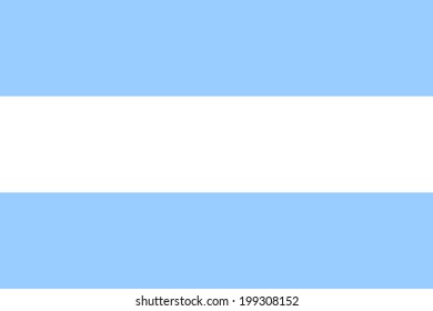 Flag of Argentina. Vector illustration. The size of the original.