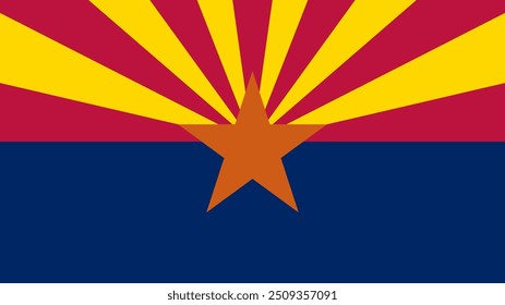 Flagge von Arizona, Arizona