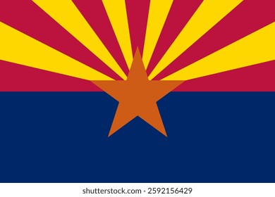 Flag of Arizona, State Flag
