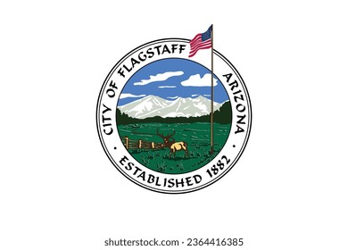 flag of arizona vector 8