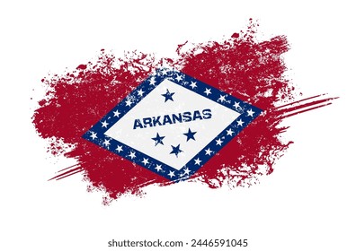 Flag of Arkansas, symbol of the US State