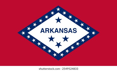 Bandeira de Arkansas, EUA, Formato 16:9, Bandeira de Arkansas, Imagens Vetoriais