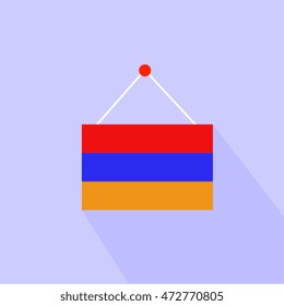 A flag of Armenia