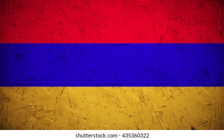 Flag of Armenia or Armenian.