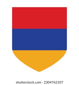 Flag of Armenia design shape 