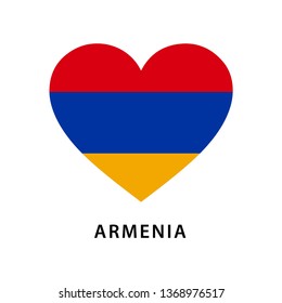 flag of ARMENIA vector illustration